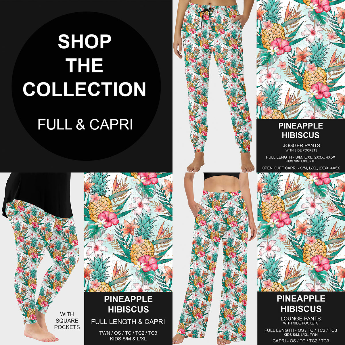 PREORDER Custom Styles - Pineapple Hibiscus - Closes 13 May - ETA early Aug 2025
