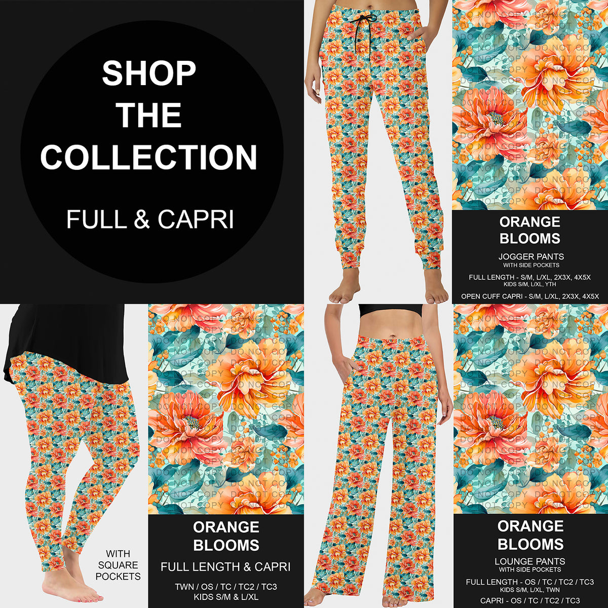 PREORDER Custom Styles - Orange Blooms - Closes 13 May - ETA early Aug 2025