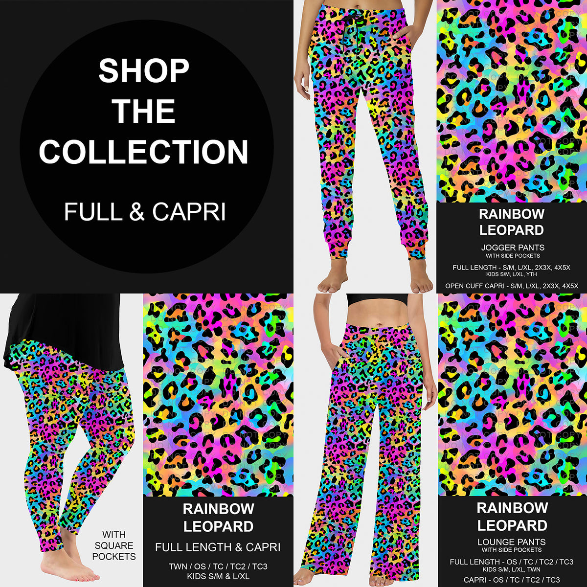 PREORDER Custom Styles - Rainbow Leopard - Closes 13 May - ETA early Aug 2025