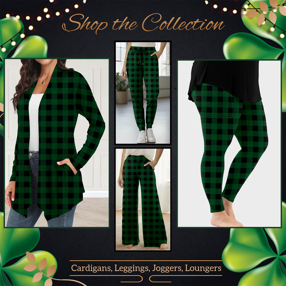 Preorder Custom Lucky Styles - Green Buffalo Check - Closes 30 Dec - ETA early Apr 2026