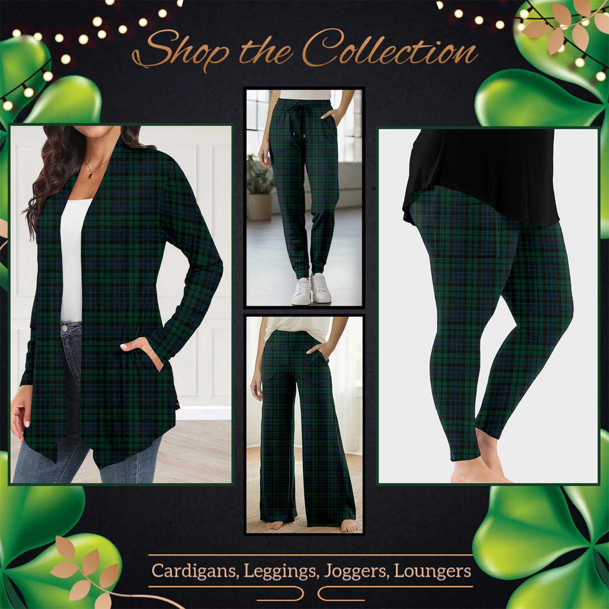 Preorder Custom Lucky Styles - Green and Navy Plaid - Closes 30 Dec - ETA early Apr 2026