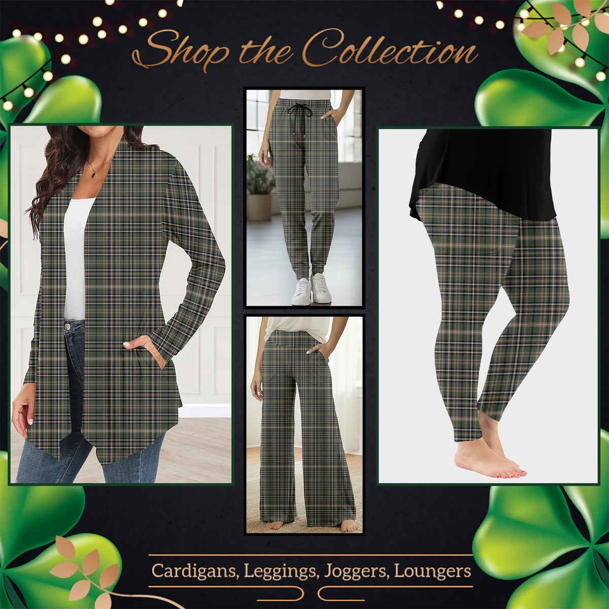 Preorder Custom Lucky Styles - Olive Plaid - Closes 30 Dec - ETA early Apr 2026