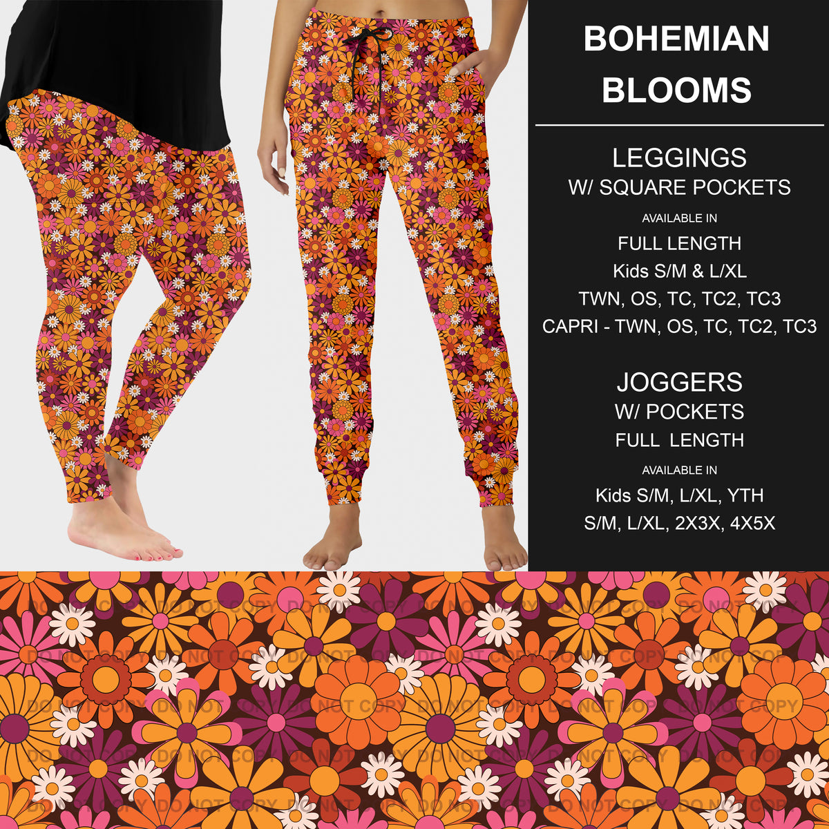 PREORDER Custom Styles - Bohemian Blooms - Closes 28 Oct - ETA late Jan 2026