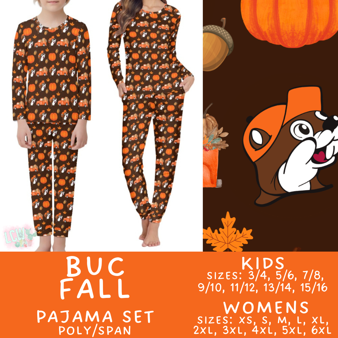 Preorder Custom Family PJ Sets - Buc Fall - Closes 3 Sep - ETA late Nov 2025