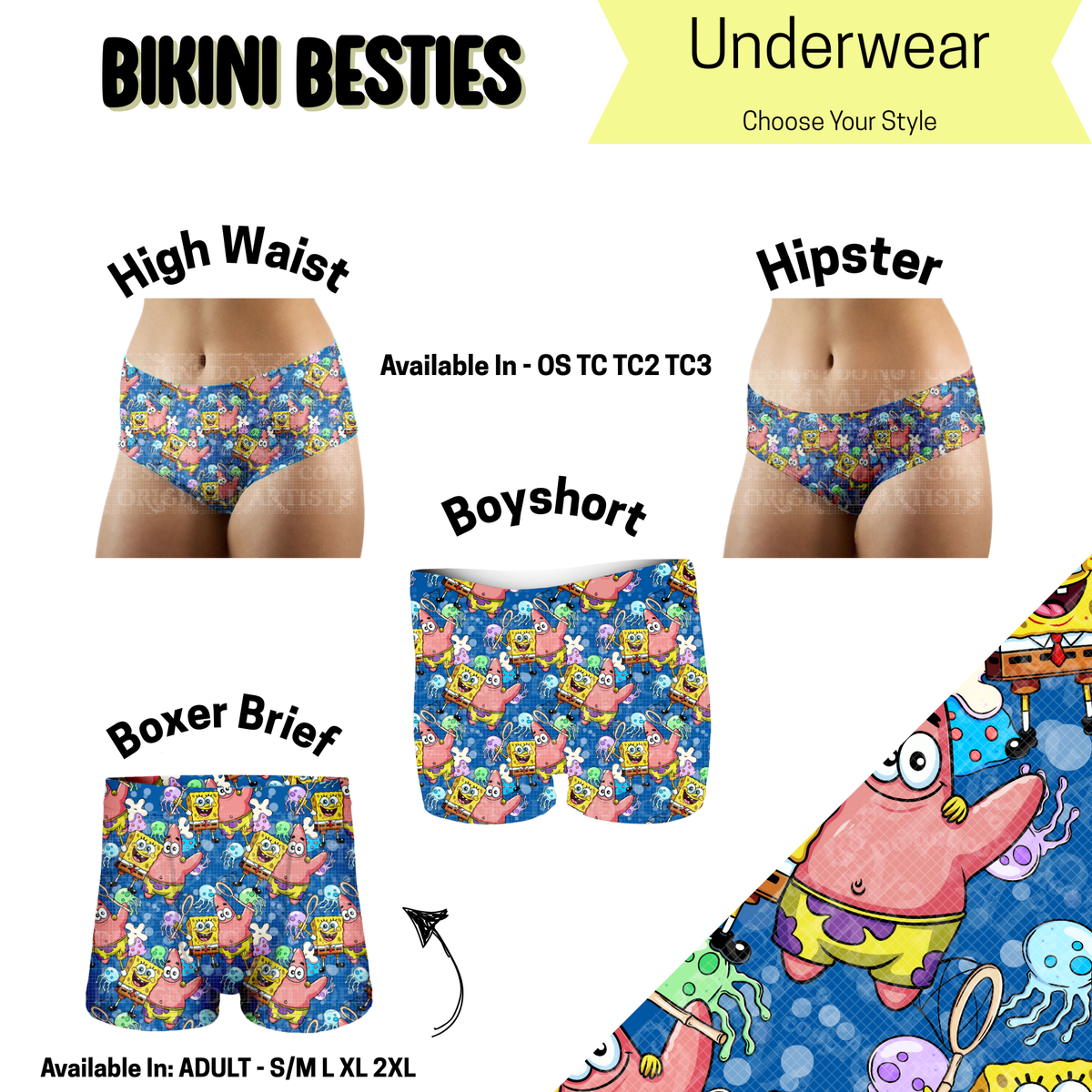 Preorder Custom HIPSTER Panties - Size TC2 - Closes 14 May - ETA early Sep 2025