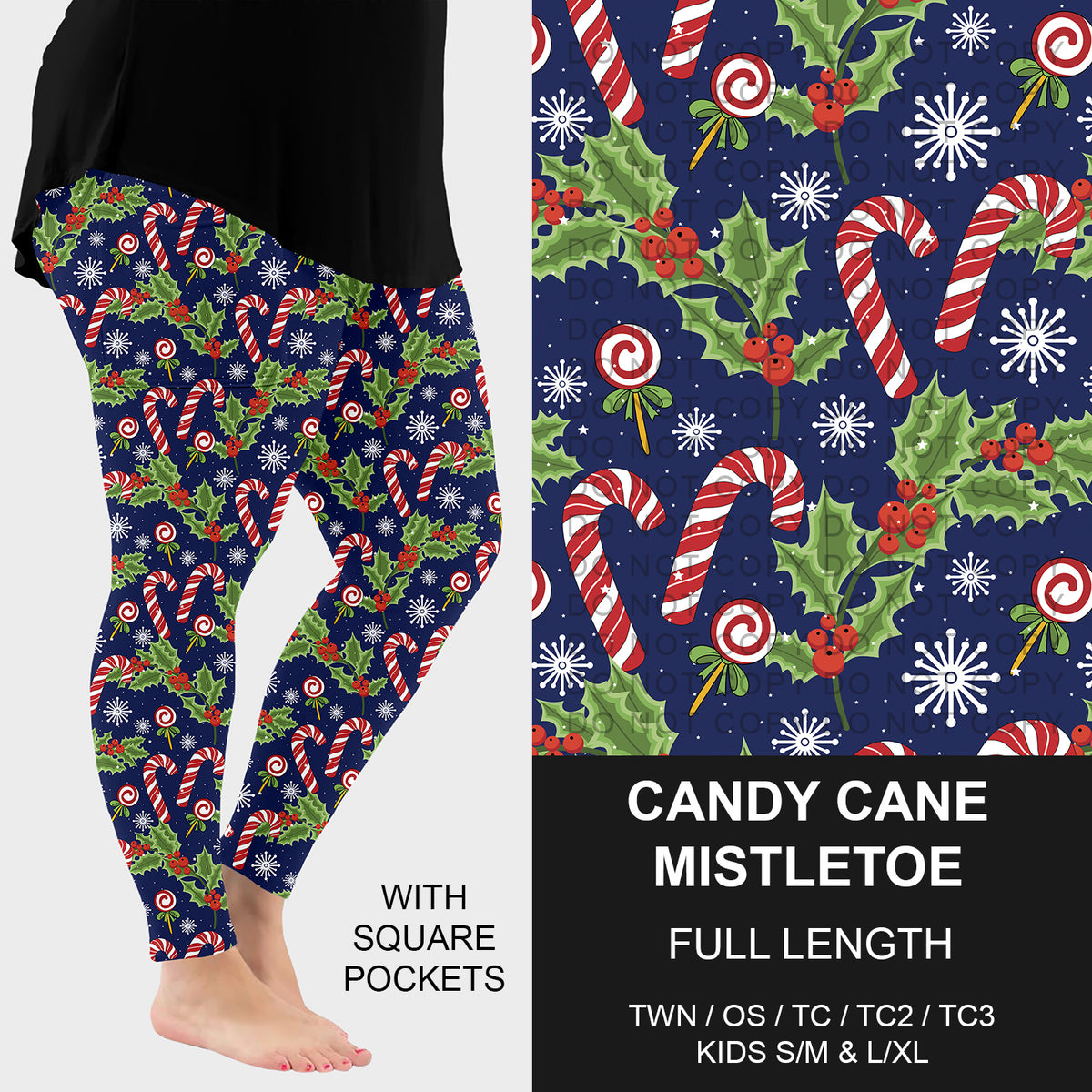 PREORDER Custom Styles - Candy Cane Mistletoe - Closes 7 Oct - ETA early Jan 2026