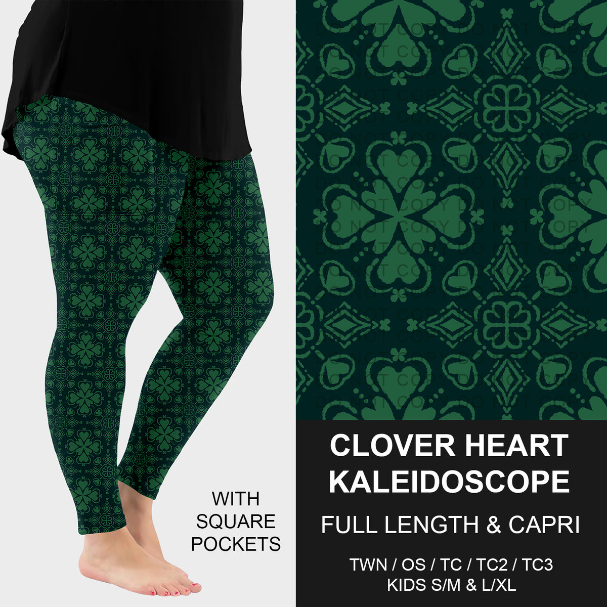 Preorder Custom Lucky Styles - Clover Heart Kaleidoscope - Closes 30 Dec - ETA early Apr 2026