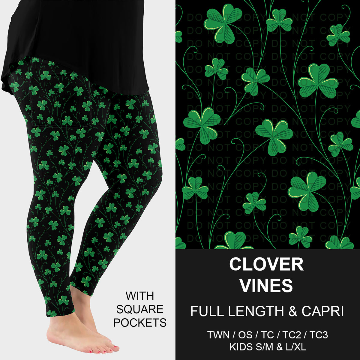 Preorder Custom Lucky Styles - Clover Vines - Closes 30 Dec - ETA early Apr 2026