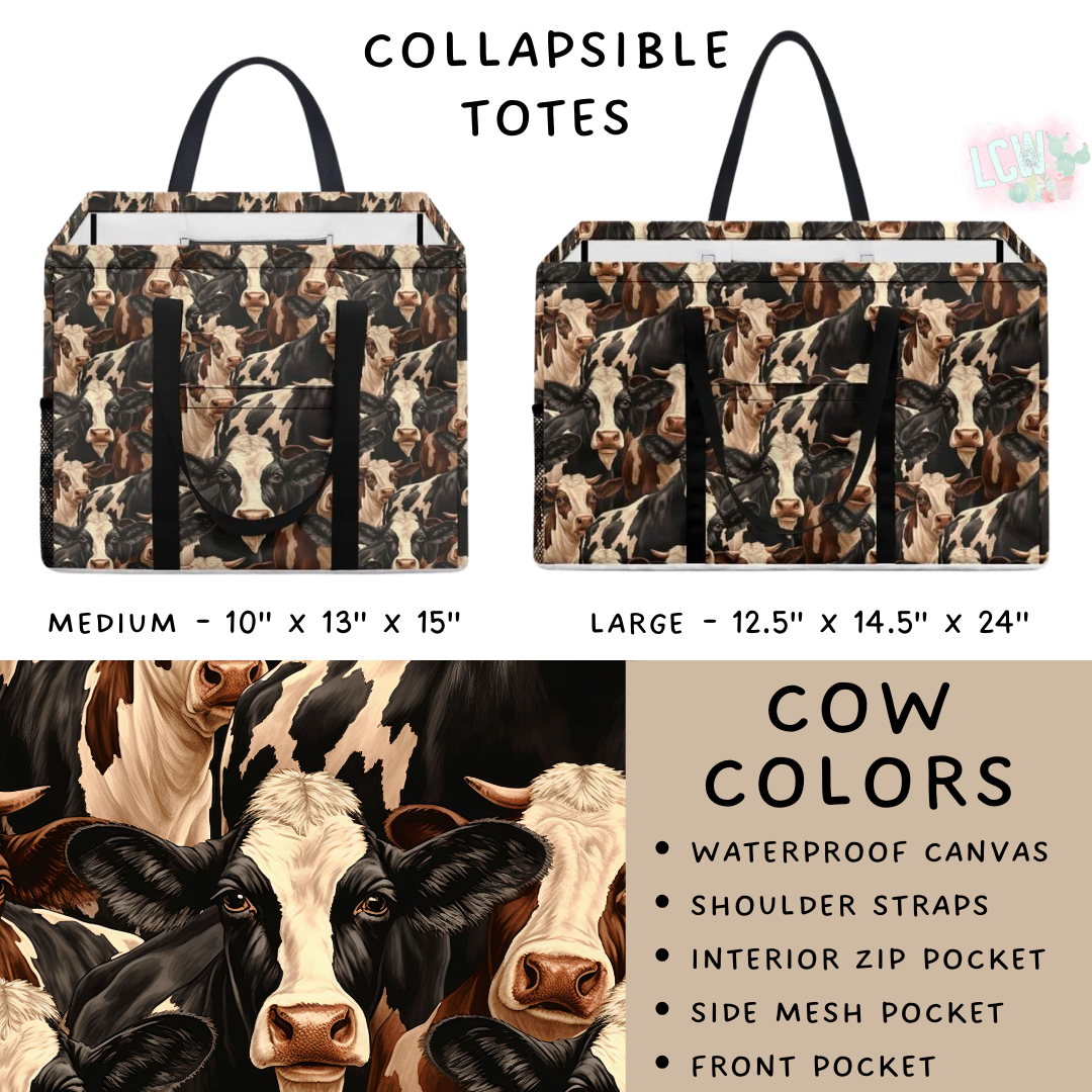 Preorder Custom Design Collapsible Totes - Closes 20 Nov - ETA early Feb 2025