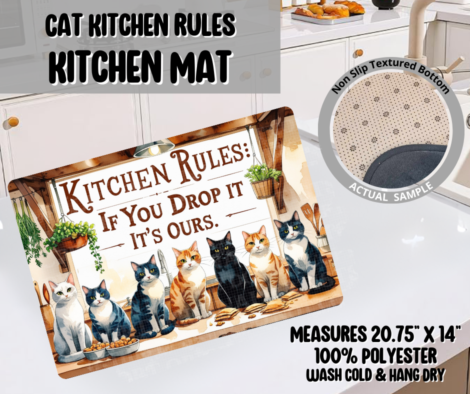 Preorder Custom Kitchen Mats - Closes 10 Sep - ETA early Jan 2025