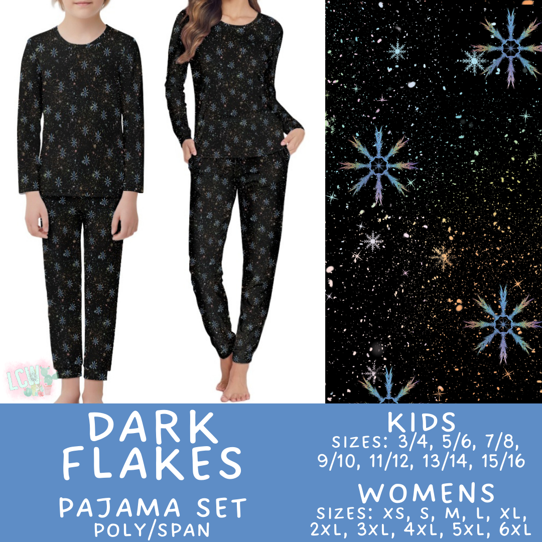 Preorder Custom Family PJ Sets - Dark Flakes - Closes 6 Oct - ETA late Dec 2025