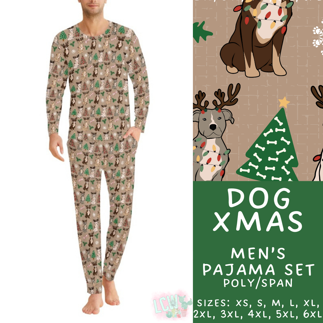 Preorder Custom Christmas Family PJ Sets - Dog Xmas - Closes 12 Sep - ETA late Nov 2025
