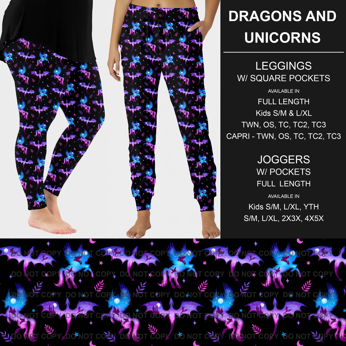 PREORDER Custom Styles - Dragons and Unicorns - Closes 28 Oct - ETA late Jan 2026