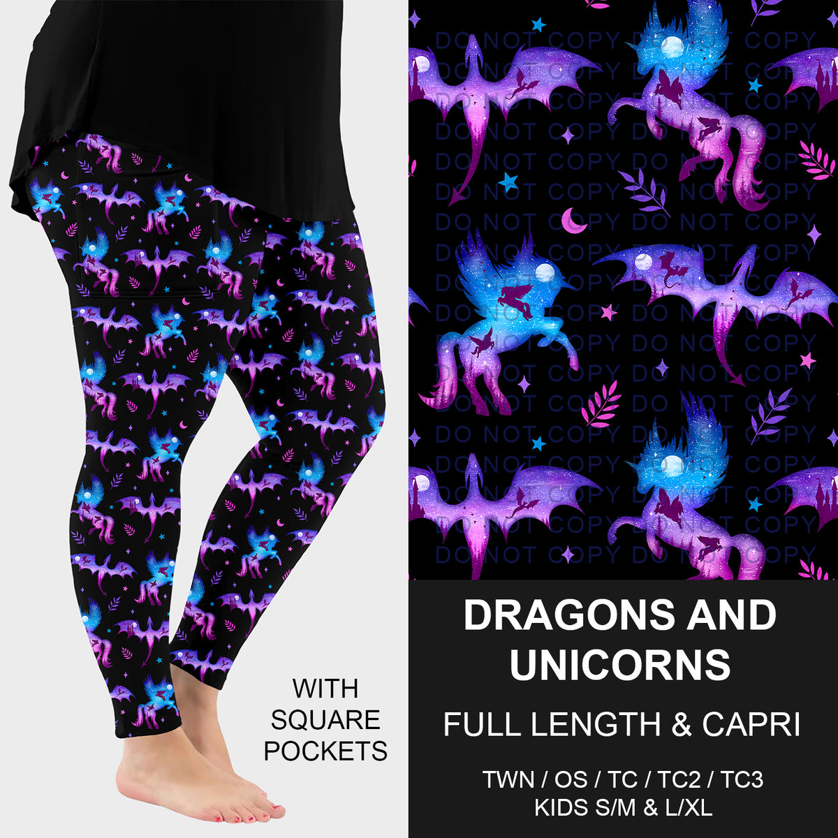 PREORDER Custom Styles - Dragons and Unicorns - Closes 28 Oct - ETA late Jan 2026