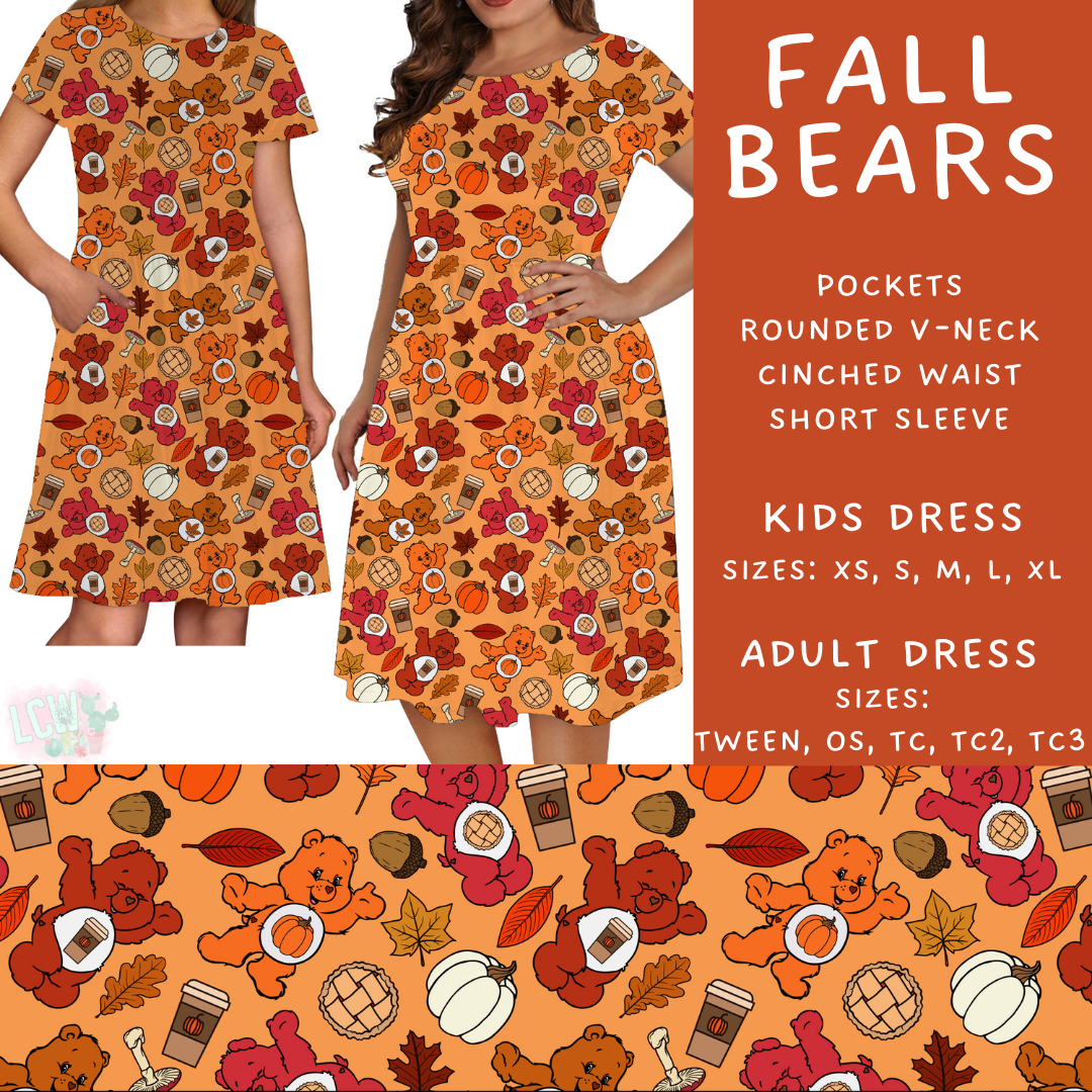 Preorder Custom Styles - Fall Bears - Closes 8 Sep - ETA late Nov 2025