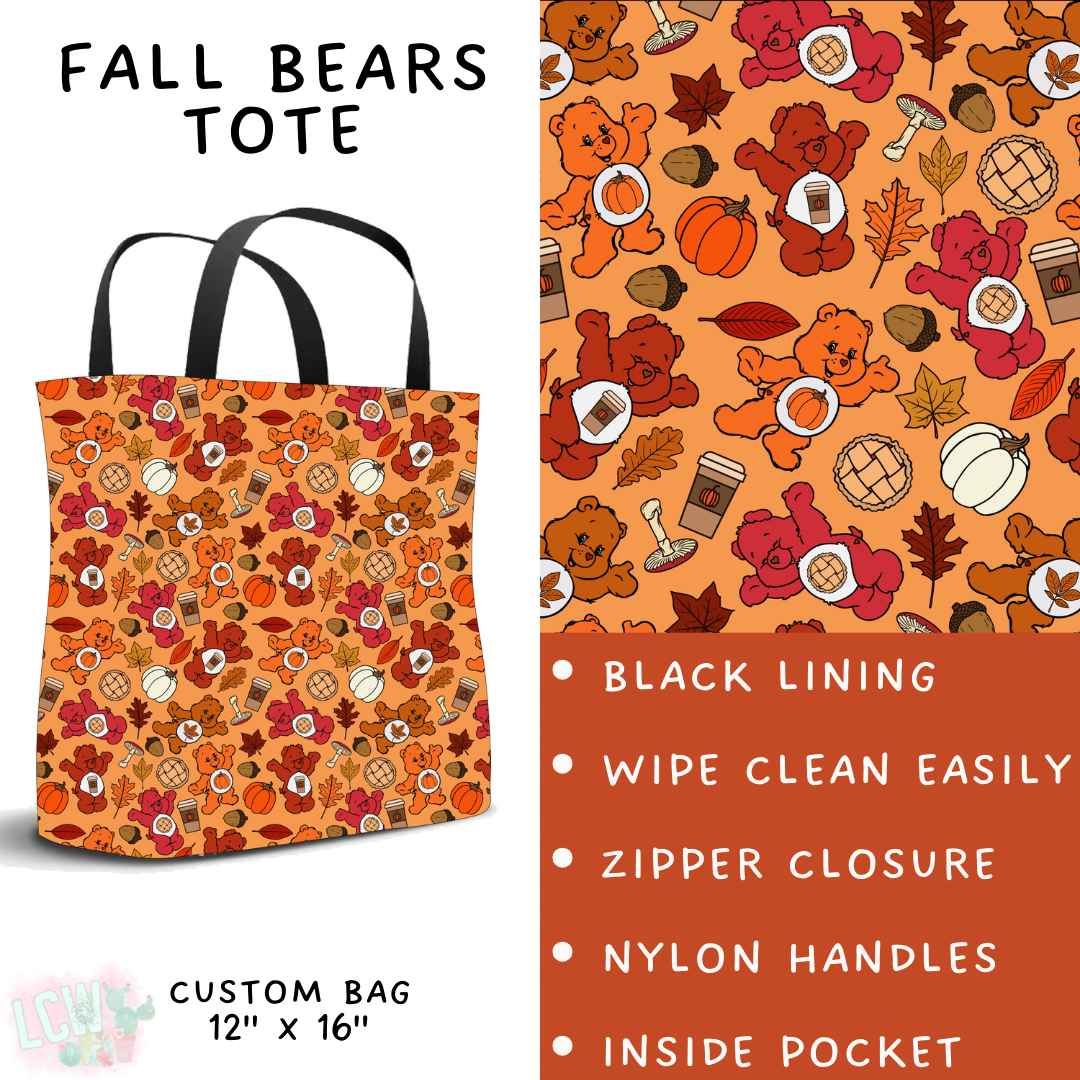 Preorder Custom Styles - Fall Bears - Closes 8 Sep - ETA late Nov 2025