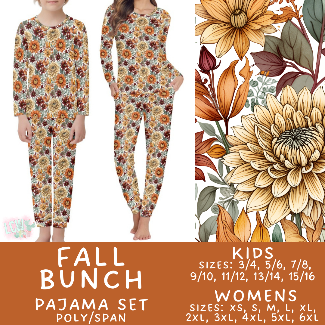 Preorder Custom Family PJ Sets - Fall Bunch - Closes 3 Sep - ETA late Nov 2025