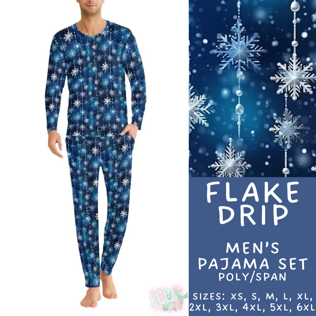 Preorder Custom Family PJ Sets - Flake Drip - Closes 6 Oct - ETA late Dec 2025