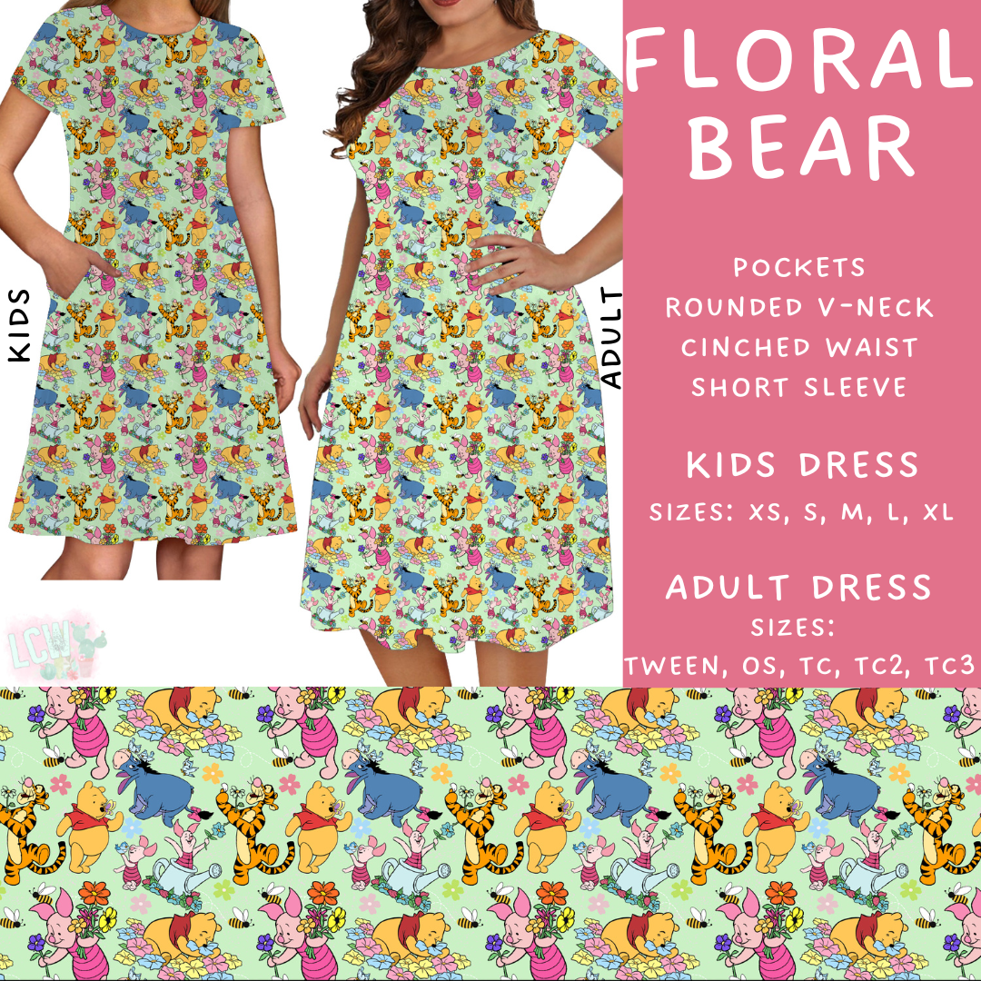 Preorder Custom Styles - Floral Bear - Closes 20 Jan - ETA late Apr 2025