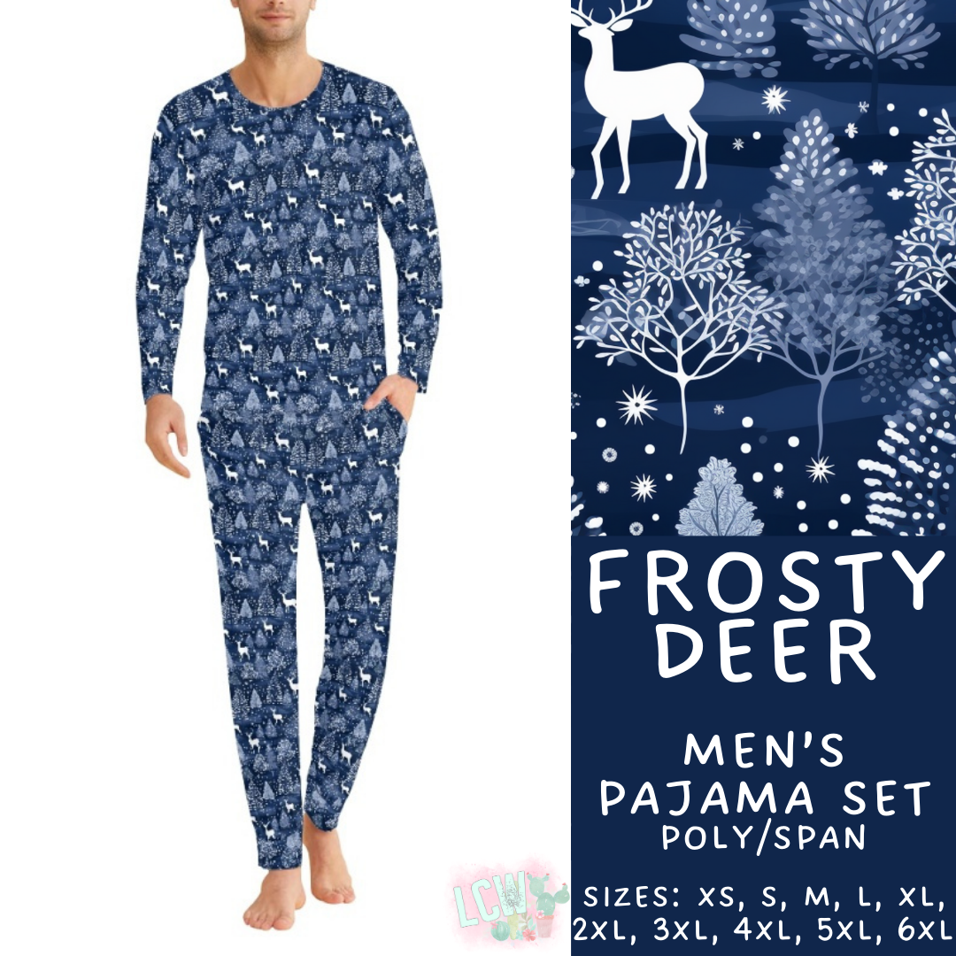 Preorder Custom Family PJ Sets - Frosty Deer - Closes 6 Oct - ETA late Dec 2025