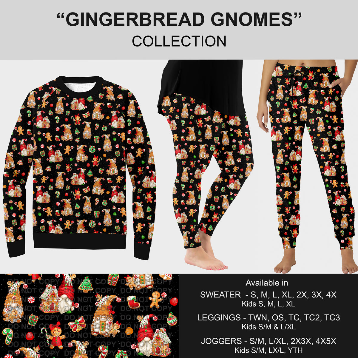 PREORDER Custom Styles - Gingerbread Gnomes - Closes 7 Oct - ETA early Jan 2026