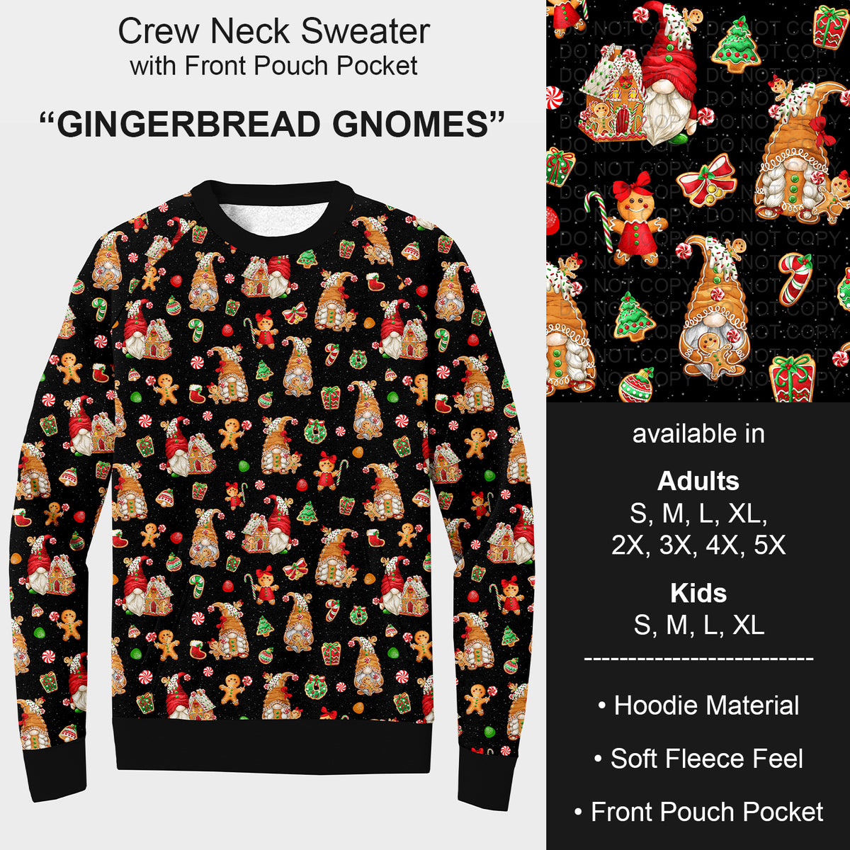 PREORDER Custom Styles - Gingerbread Gnomes - Closes 7 Oct - ETA early Jan 2026