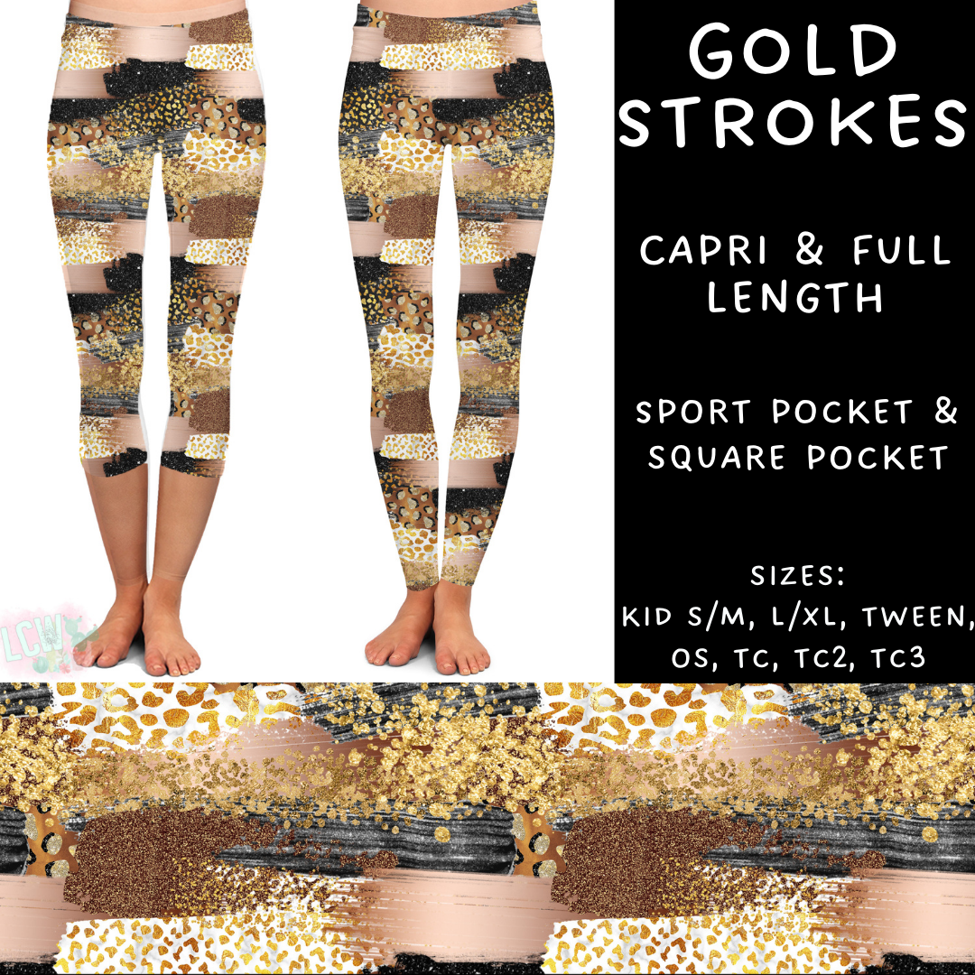 Preorder Custom Styles - Gold Strokes - Closes 26 Feb - ETA mid May 2025