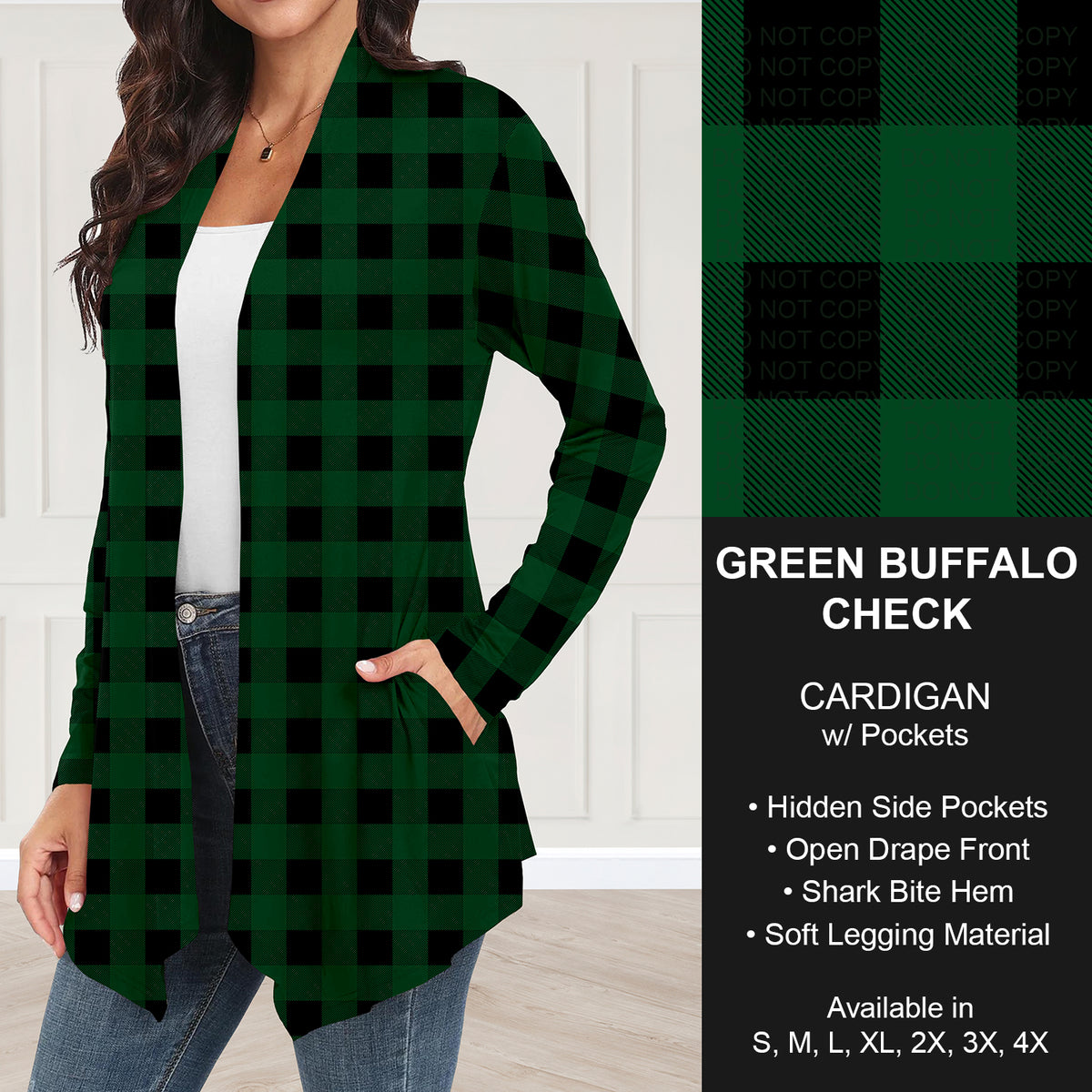 Preorder Custom Lucky Styles - Green Buffalo Check - Closes 30 Dec - ETA early Apr 2026