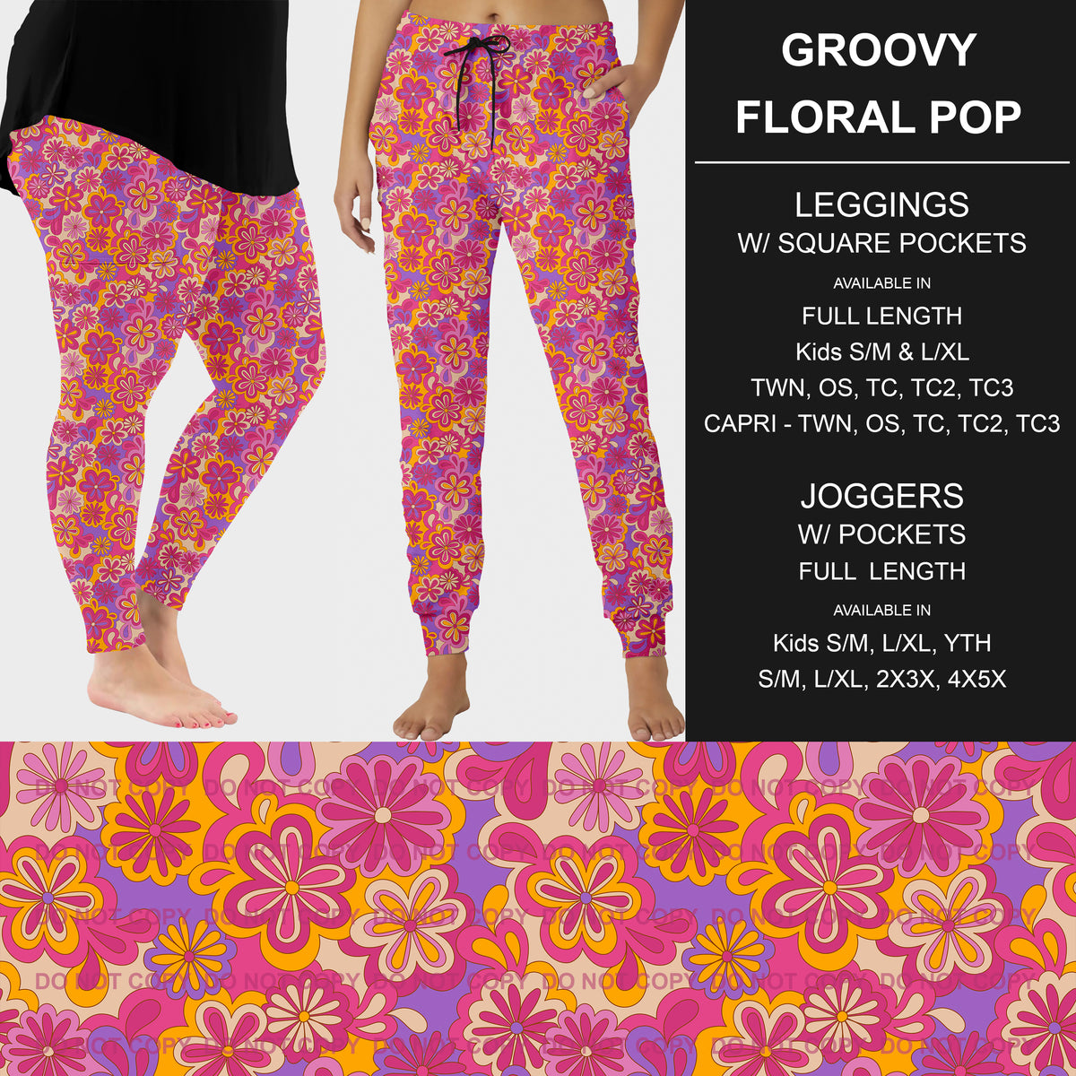PREORDER Custom Styles - Groovy Floral Pop - Closes 28 Oct - ETA late Jan 2026