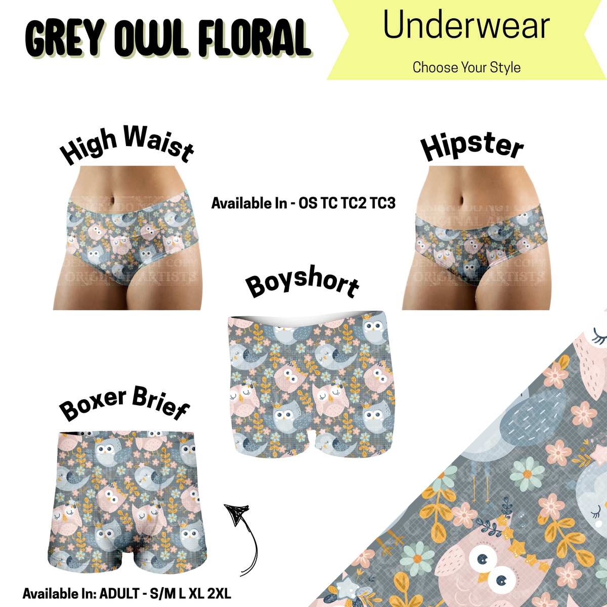 Preorder Custom HIPSTER Panties - Size TC2 - Closes 14 May - ETA early Sep 2025