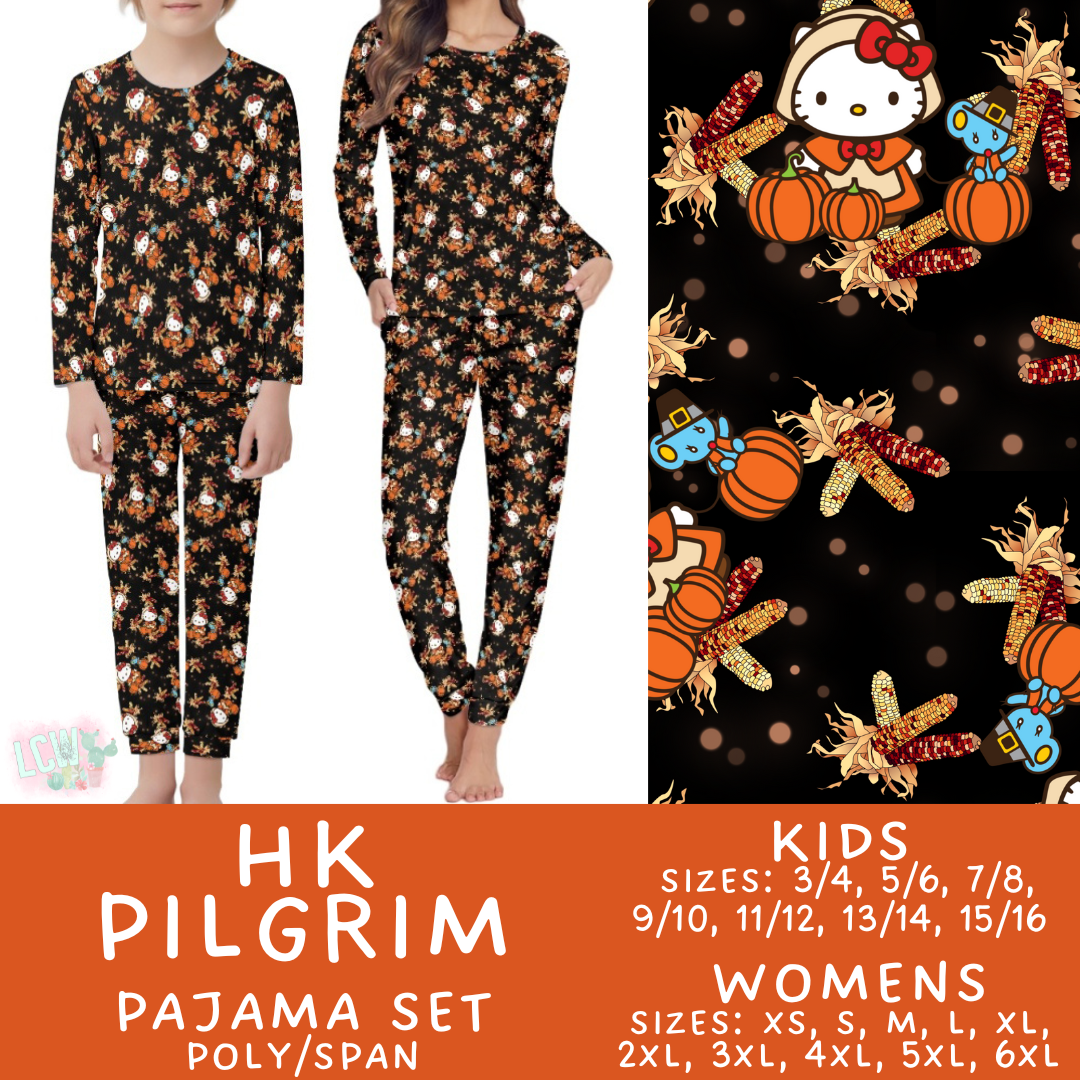 Preorder Custom Family PJ Sets - HK Pilgrim - Closes 3 Sep - ETA late Nov 2025