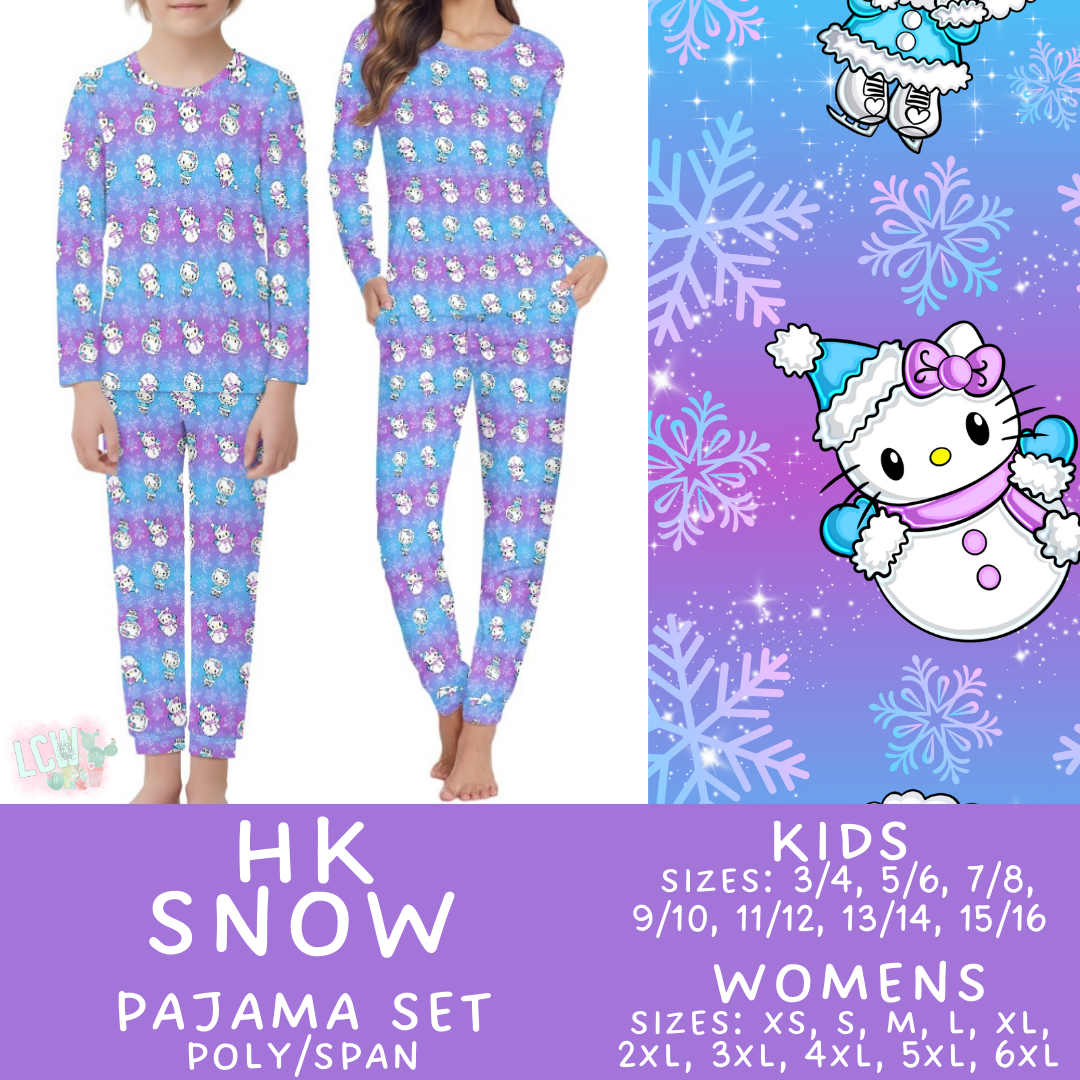 Preorder Custom Christmas Family PJ Sets - HK Snow - Closes 12 Sep - ETA late Nov 2025