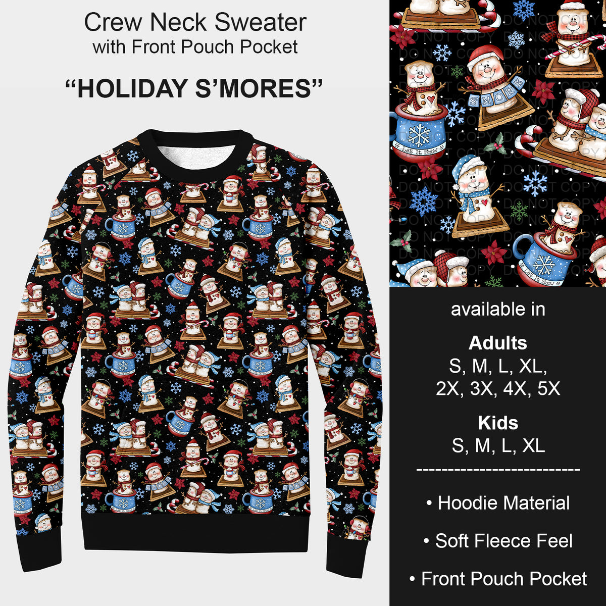 PREORDER Custom Styles - Holiday S&#39;mores - Closes 7 Oct - ETA early Jan 2026