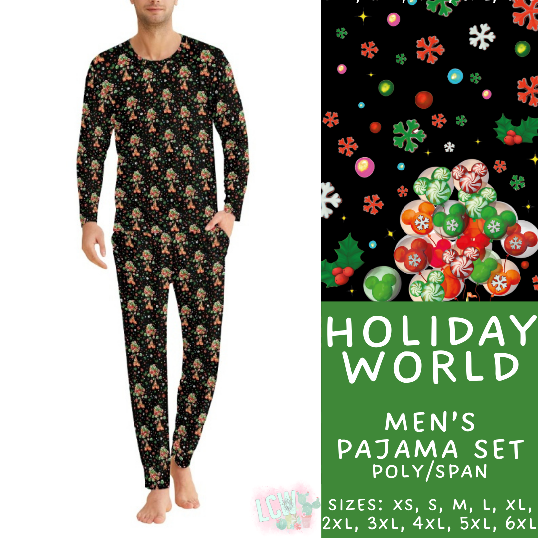 Preorder Custom Christmas Family PJ Sets - Holiday World - Closes 12 Sep - ETA late Nov 2025