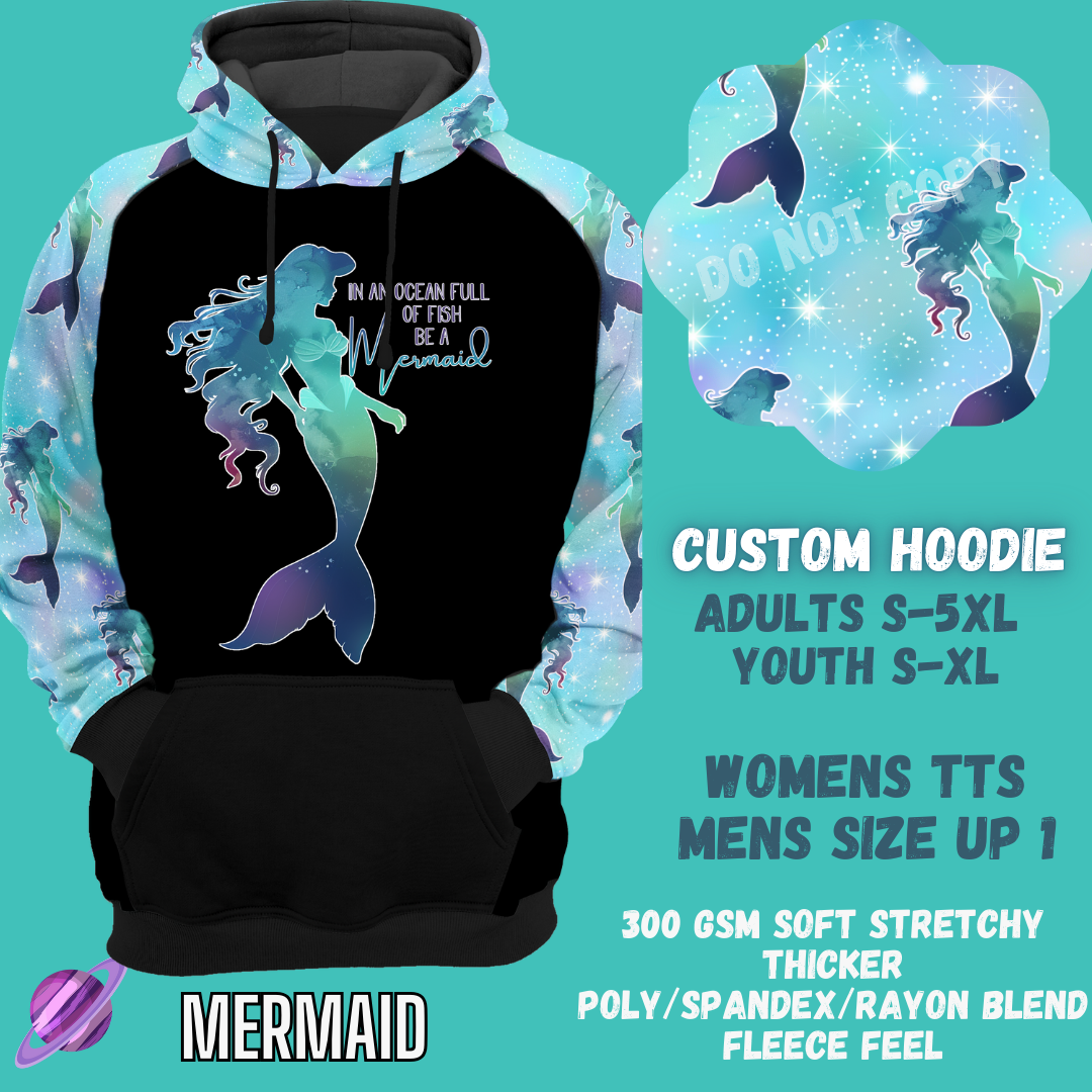 Preorder Custom Hoodie - Mermaid - Closes 29 Sep - ETA late Dec 2024