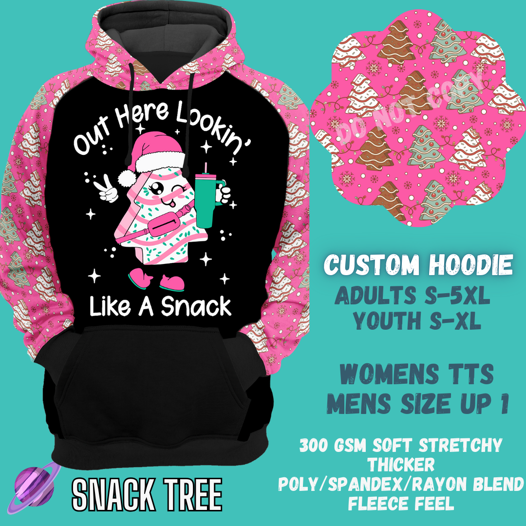 Preorder Custom Hoodie - Snack Tree - Closes 29 Sep - ETA late Dec 2024