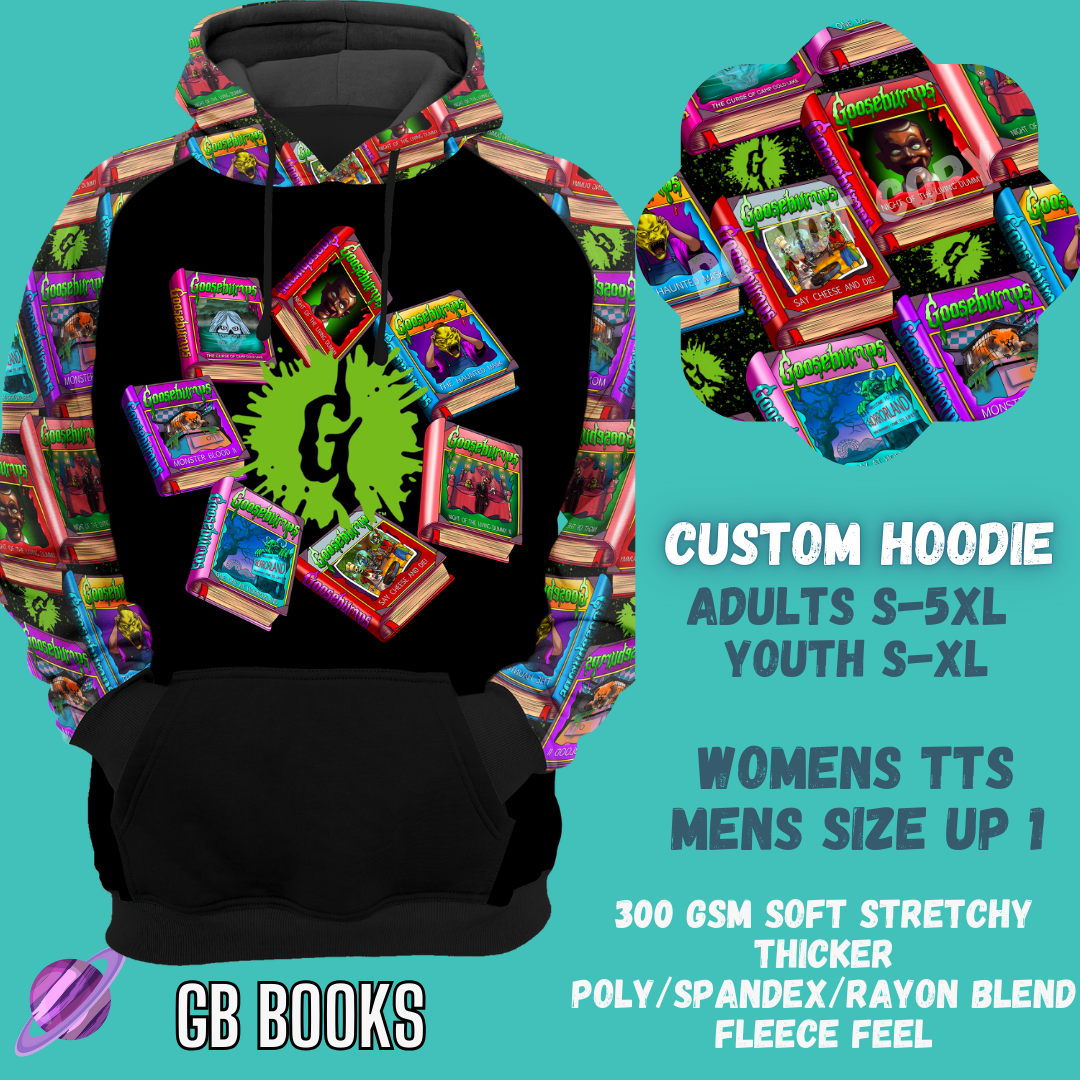 Preorder Custom Hoodie - GB Books - Closes 29 Sep - ETA late Dec 2024