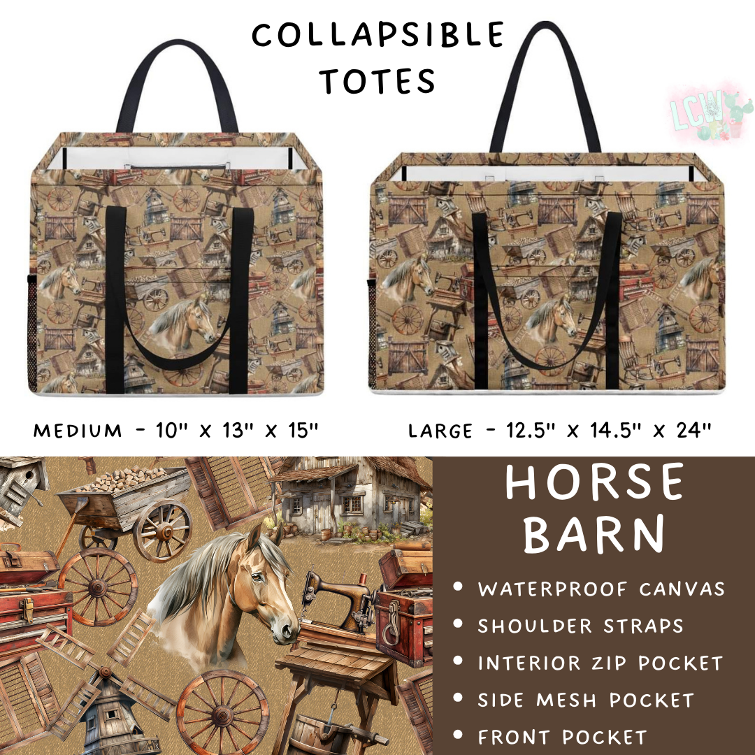 Preorder Custom Design Collapsible Totes - Closes 20 Nov - ETA early Feb 2025