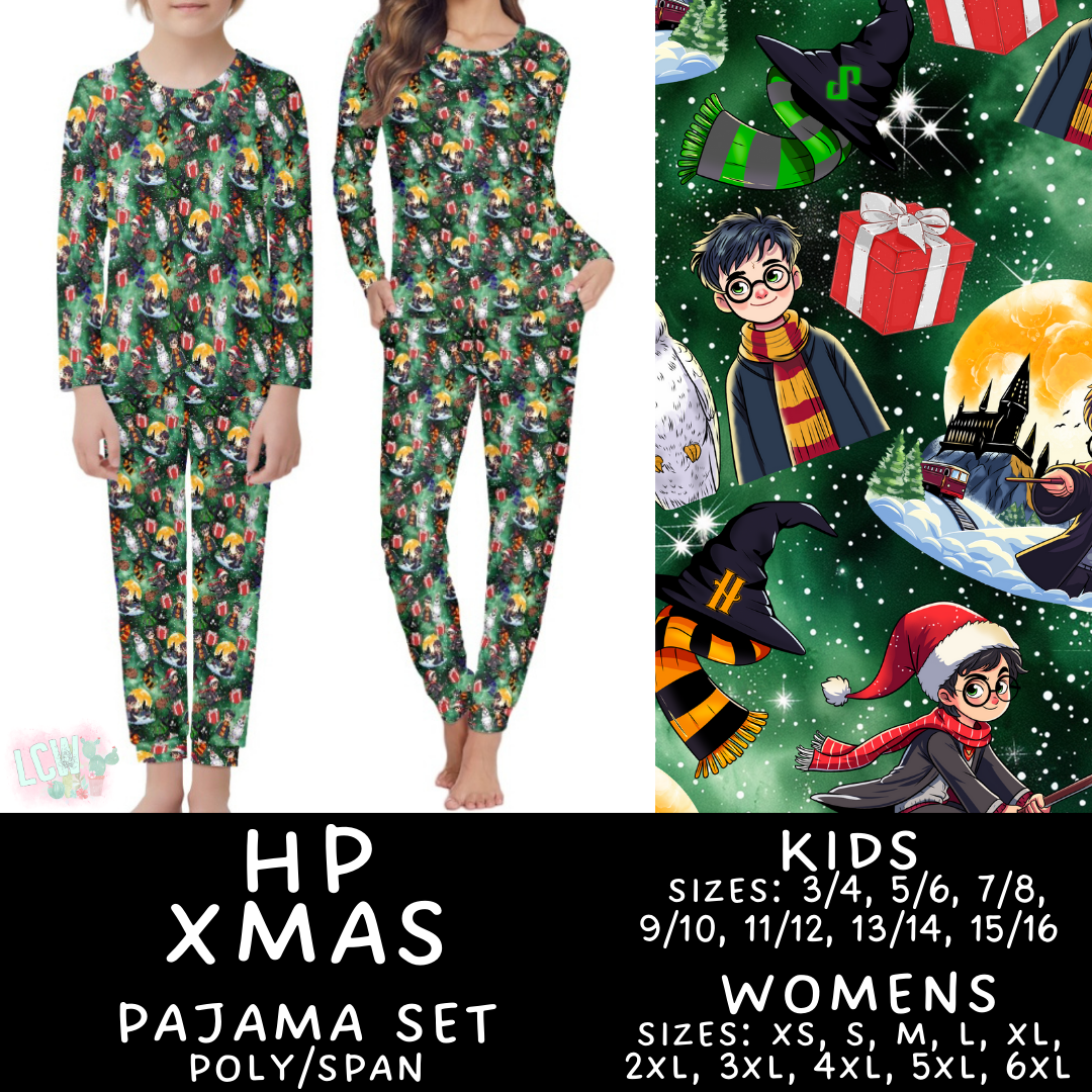 Preorder Custom Christmas Family PJ Sets - HP Xmas - Closes 12 Sep - ETA late Nov 2025