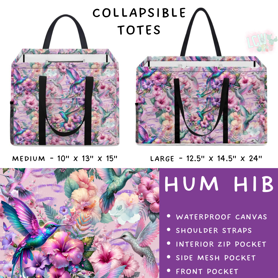 Preorder Custom Design Collapsible Totes - Closes 20 Nov - ETA early Feb 2025