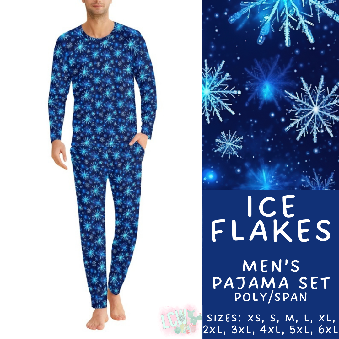 Preorder Custom Family PJ Sets - Ice Flakes - Closes 6 Oct - ETA late Dec 2025