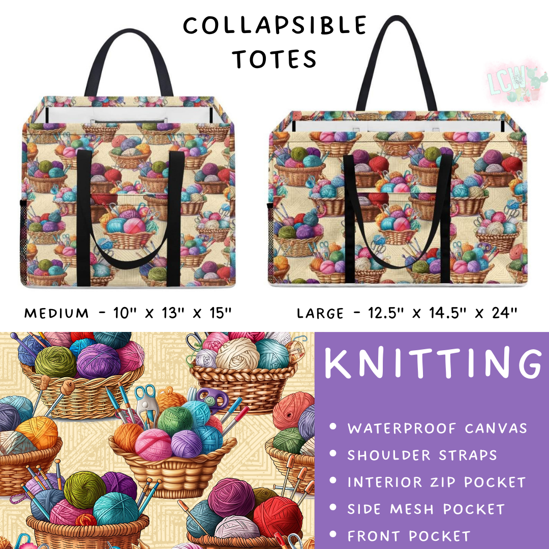 Preorder Custom Design Collapsible Totes - Closes 20 Nov - ETA early Feb 2025