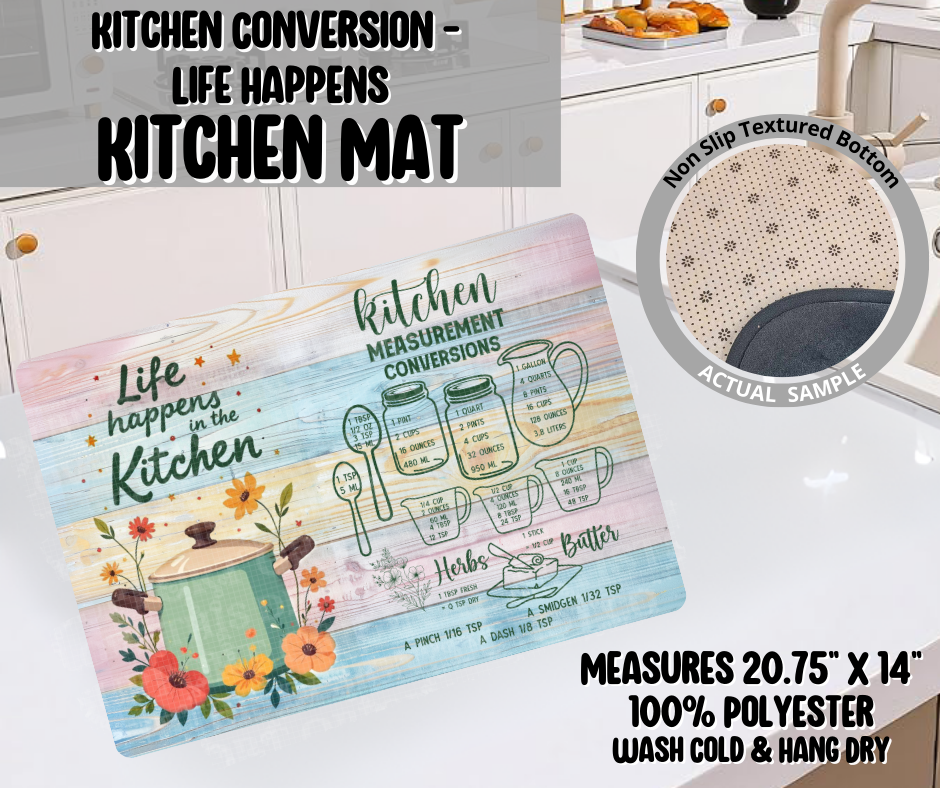 Preorder Custom Kitchen Mats - Closes 10 Sep - ETA early Jan 2025