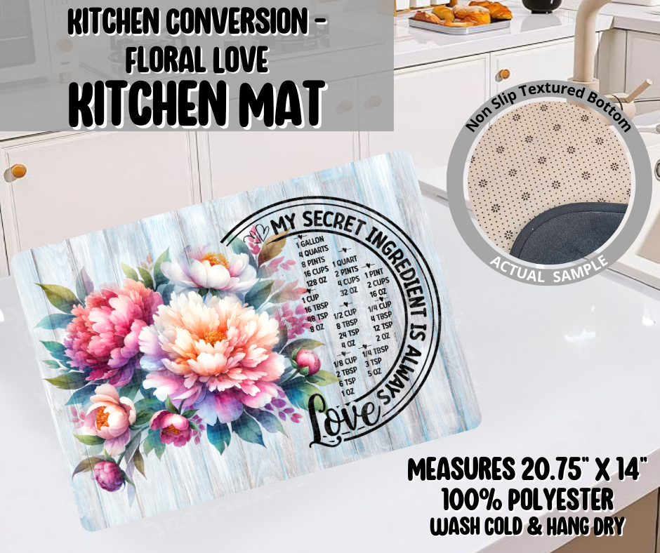 Preorder Custom Kitchen Mats - Closes 10 Sep - ETA early Jan 2025