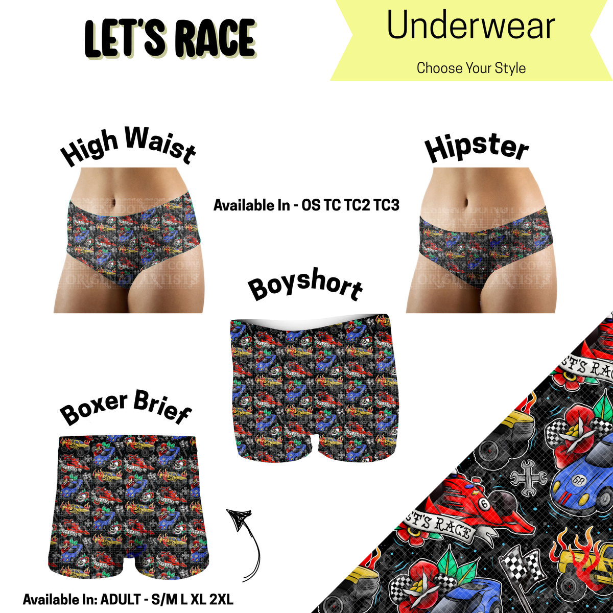 Preorder Custom HIPSTER Panties - Size TC2 - Closes 14 May - ETA early Sep 2025