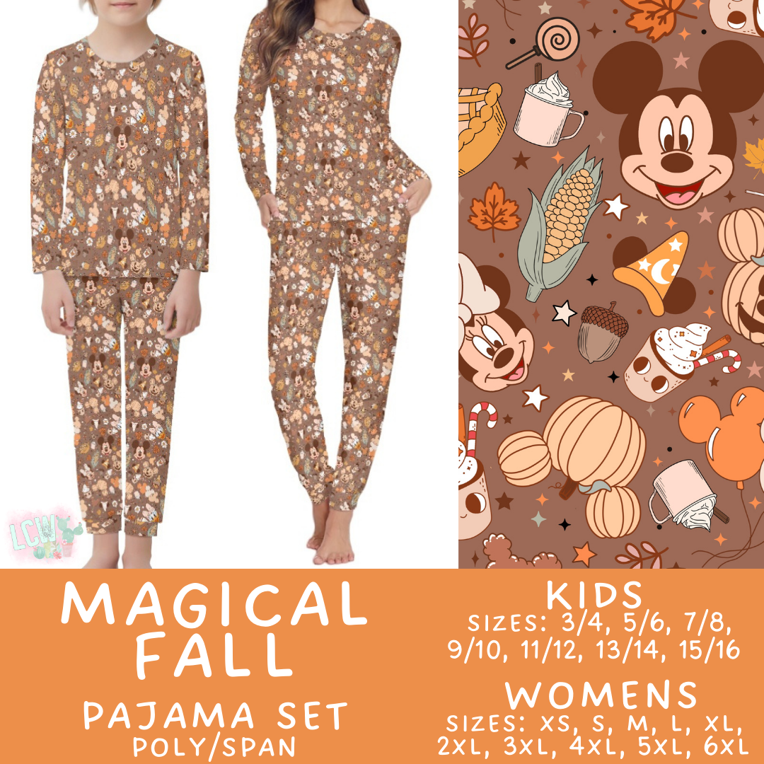 Preorder Custom Family PJ Sets - Magical Fall - Closes 3 Sep - ETA late Nov 2025