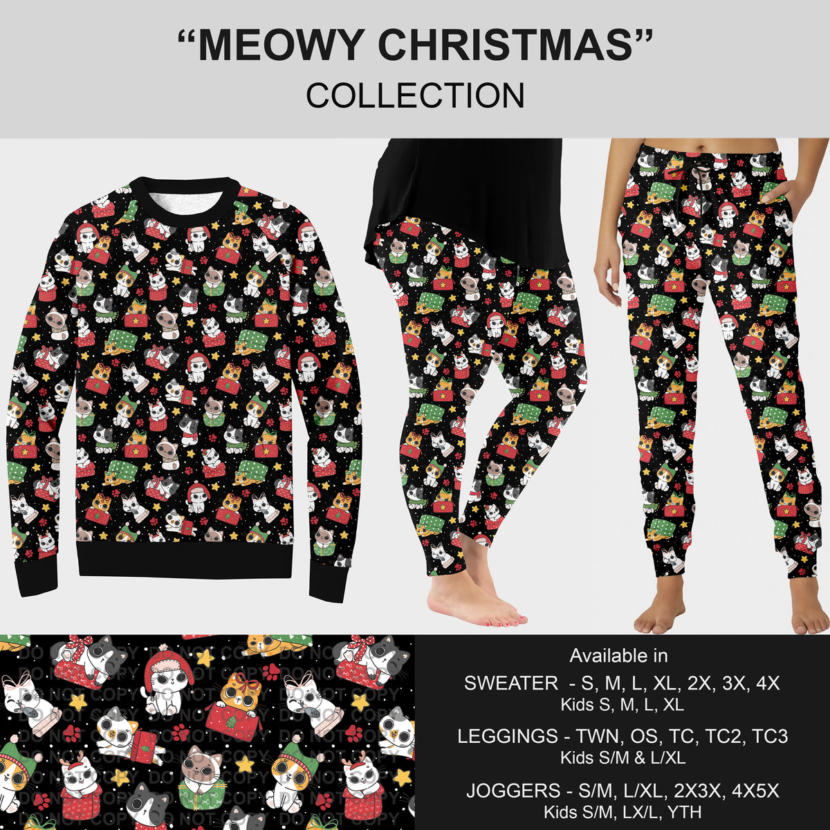 PREORDER Custom Styles - Meowy Christmas - Closes 7 Oct - ETA early Jan 2026
