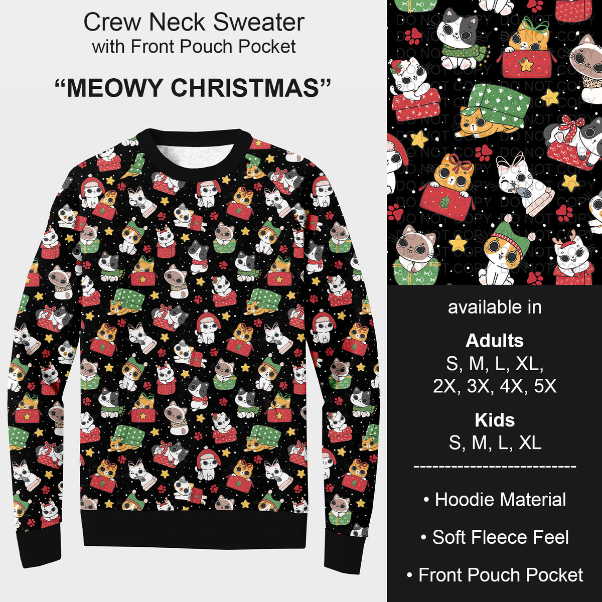 PREORDER Custom Styles - Meowy Christmas - Closes 7 Oct - ETA early Jan 2026