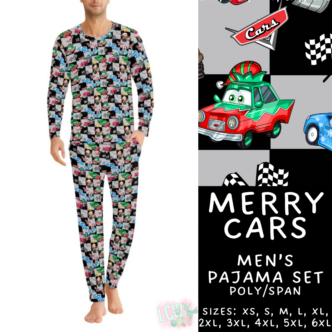 Preorder Custom Christmas Family PJ Sets - Merry Cars - Closes 12 Sep - ETA late Nov 2025