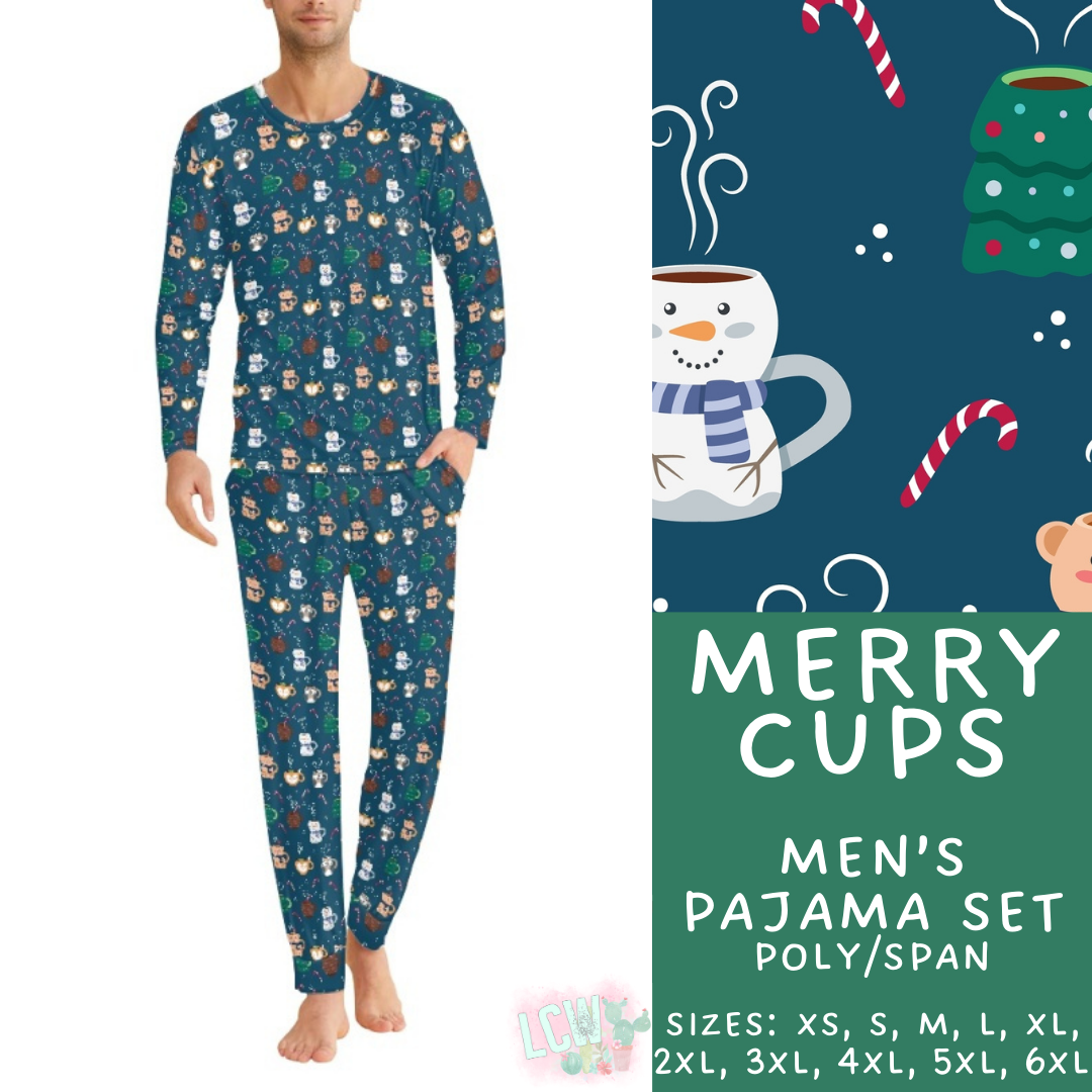 Preorder Custom Family PJ Sets - Merry Cups - Closes 6 Oct - ETA late Dec 2025